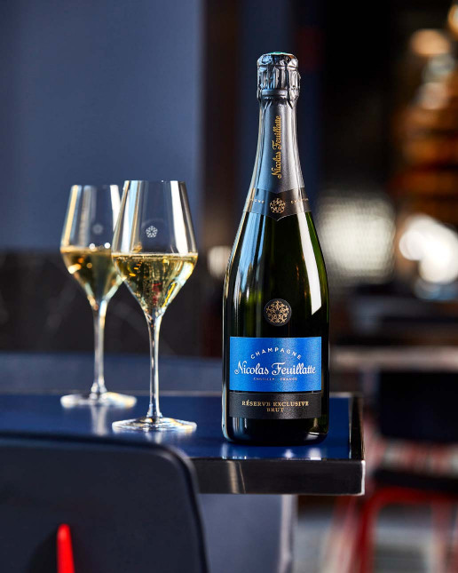 Réserve Exclusive Brut Champagne Nicolas Feuillatte - Restaurant