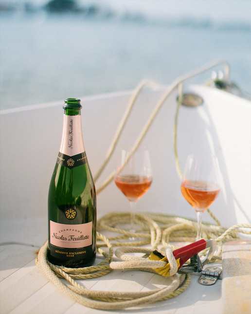 Nicolas Feuillatte Réserve Exclusive Rosé - Sortie bateau